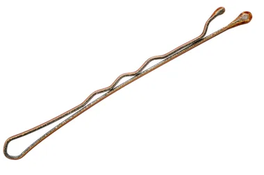 What is the zig-zag on the end of a bobby pin?