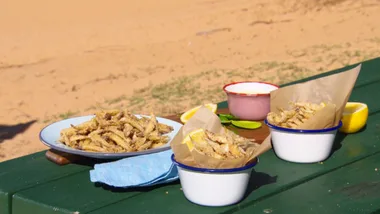 Crispy Whitebait with Green Tabasco Mayonnaise