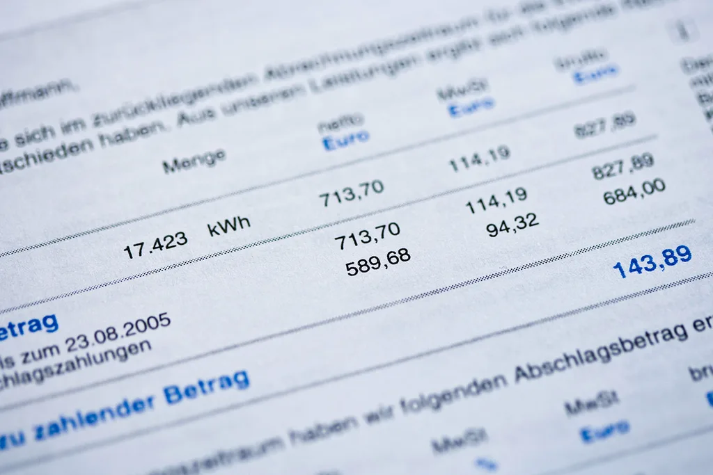 power bill