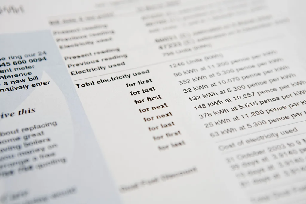 energy bills