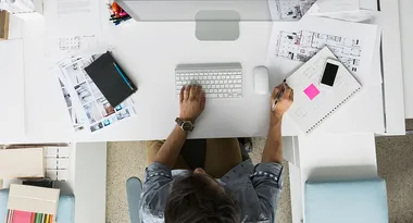Turn a wardrobe into an office