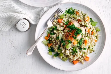 Chicken and Pearl Barley Risotto