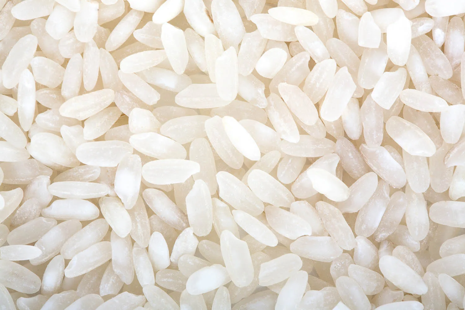 white rice grains