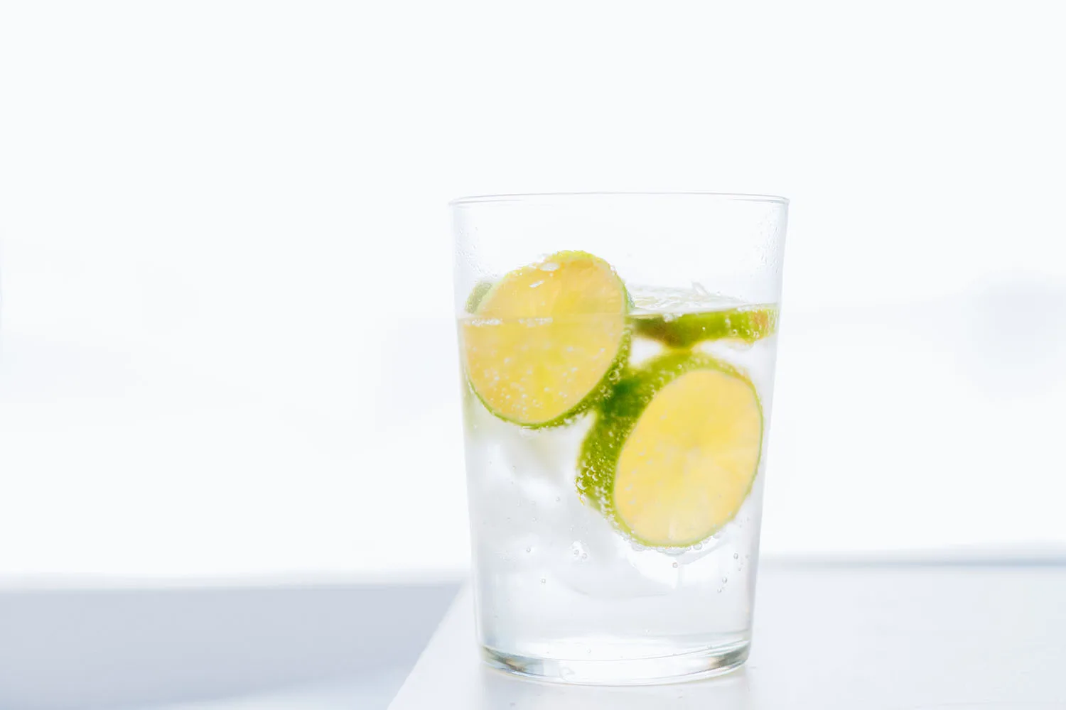 soda water with cucumber