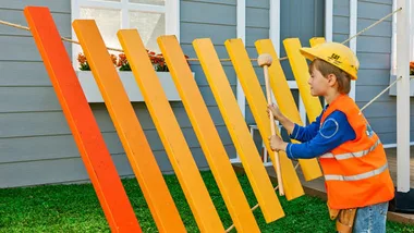 How to make a giant xylophone