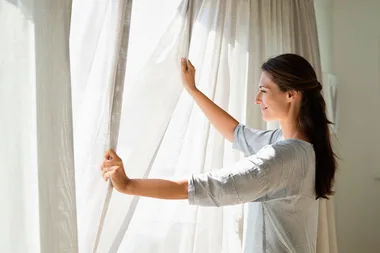 Doing this with your curtains will make you more likely to get sick