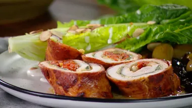 Chicken Saltimbocca Roulade