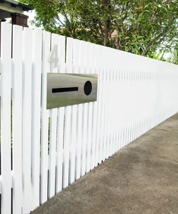 How to build a picket fence and letterbox