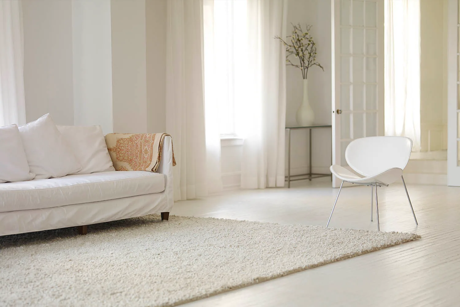 clean living room