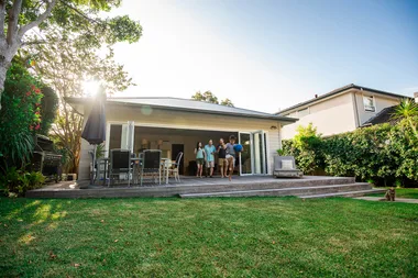 a typical australian house backyard