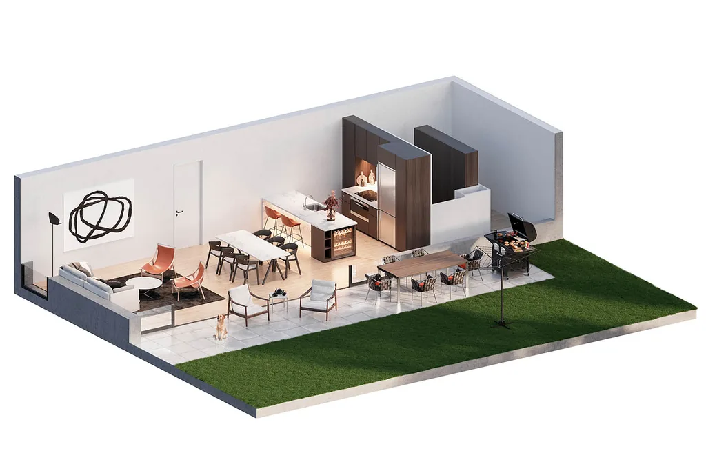 artist house render