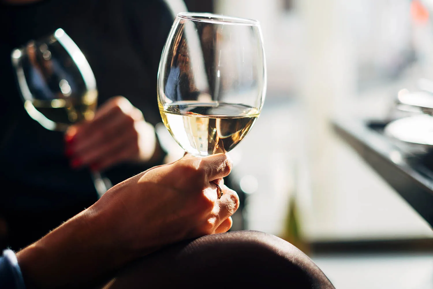 glass of wine