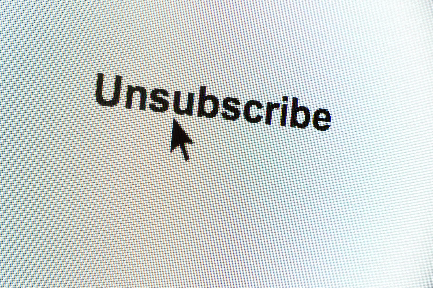 unsubscribe link