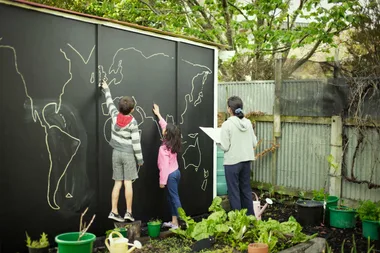 Create a backyard playtime haven for kids!