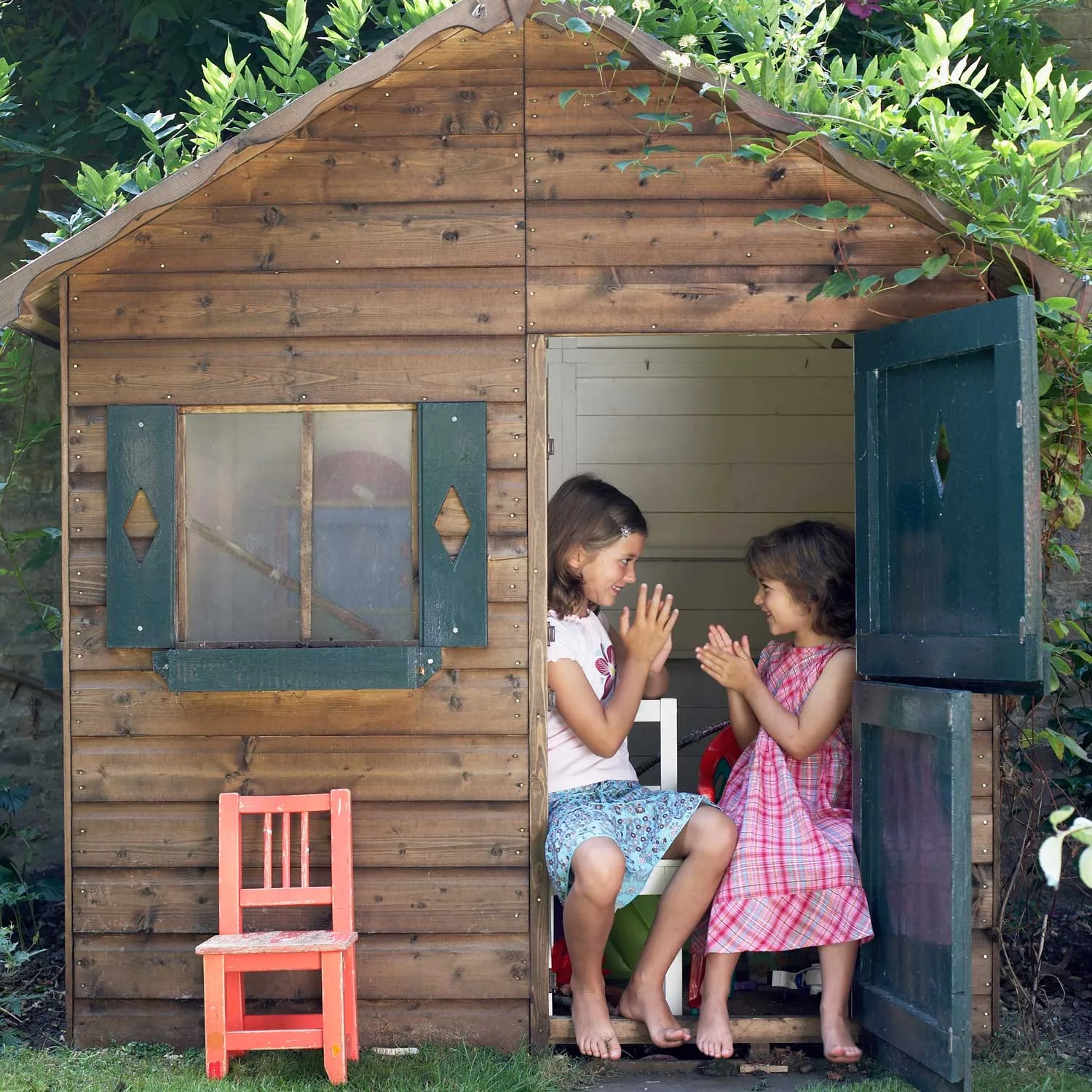 Cubby house kids