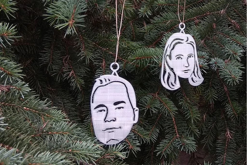 Portrait Christmas decorations