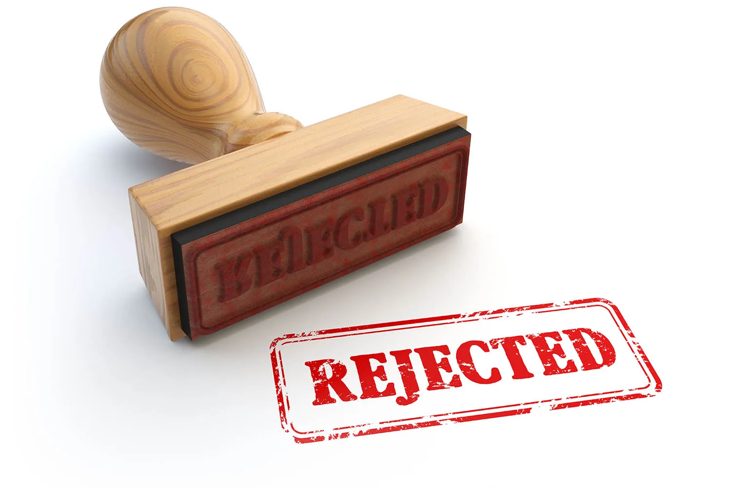 rejected stamp