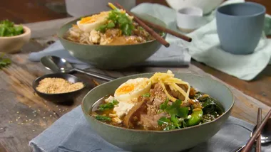 Pork and tofu ramen