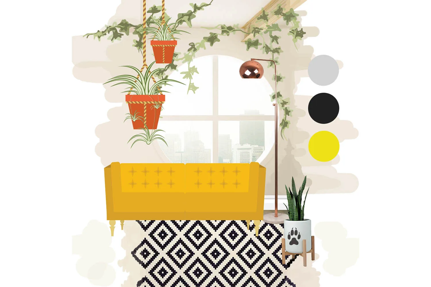 hufflepuff themed room