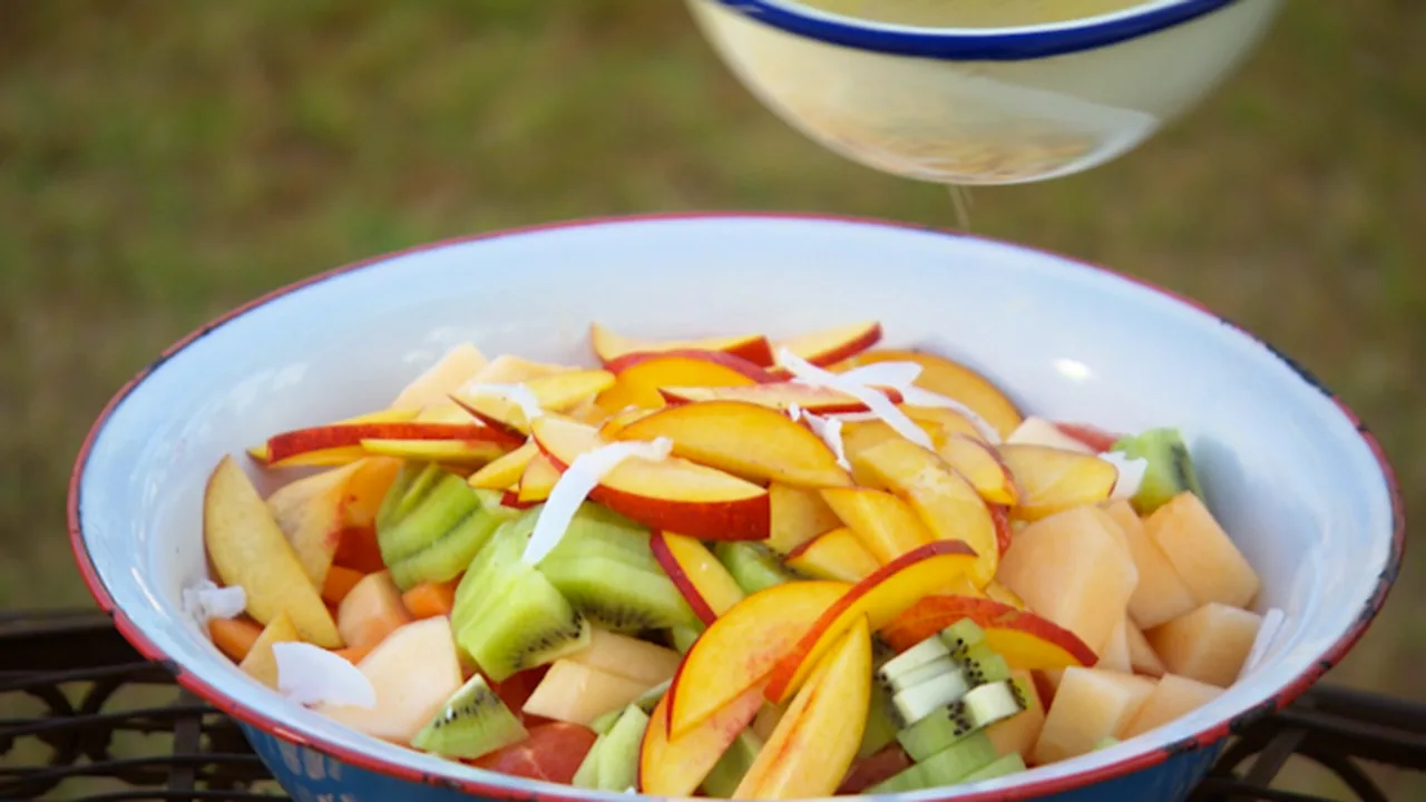 Tropical fruit salad