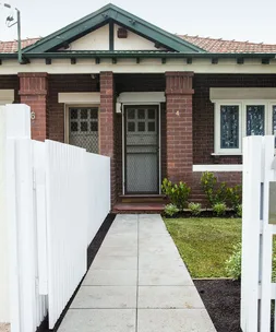 Stylish paved pathway