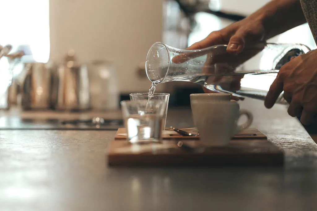 caraffe of water