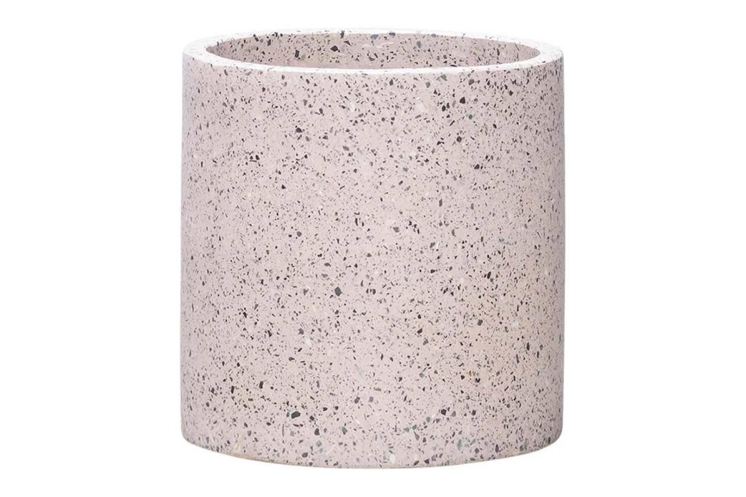 pink terrazzo planter