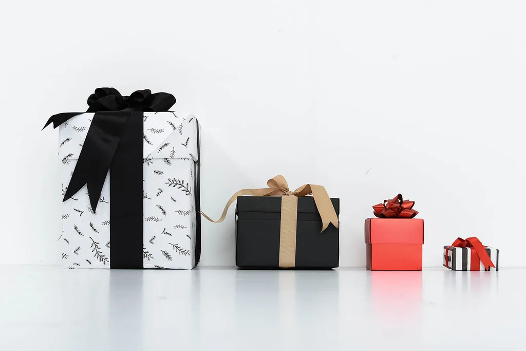 gift on a white background