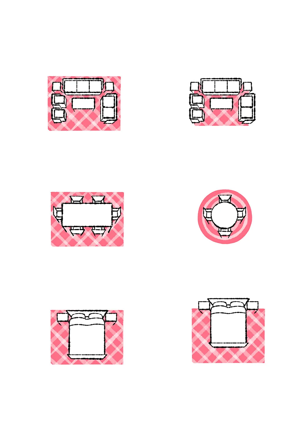 Rug layouts