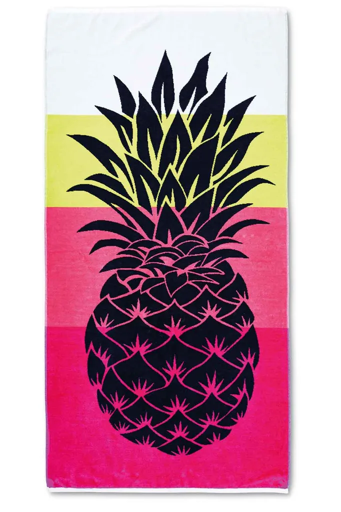 Pineapple beach towel