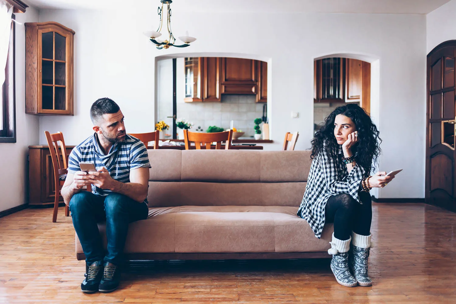 couple who are arguing