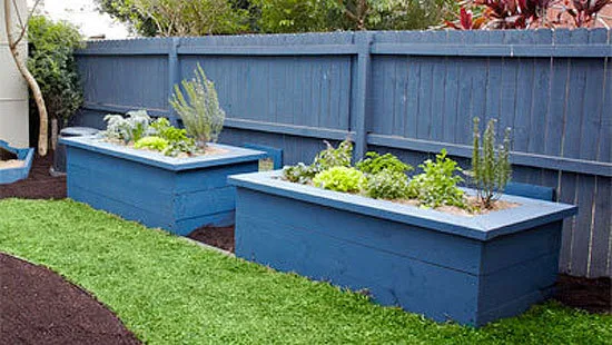How to make timber raised garden beds