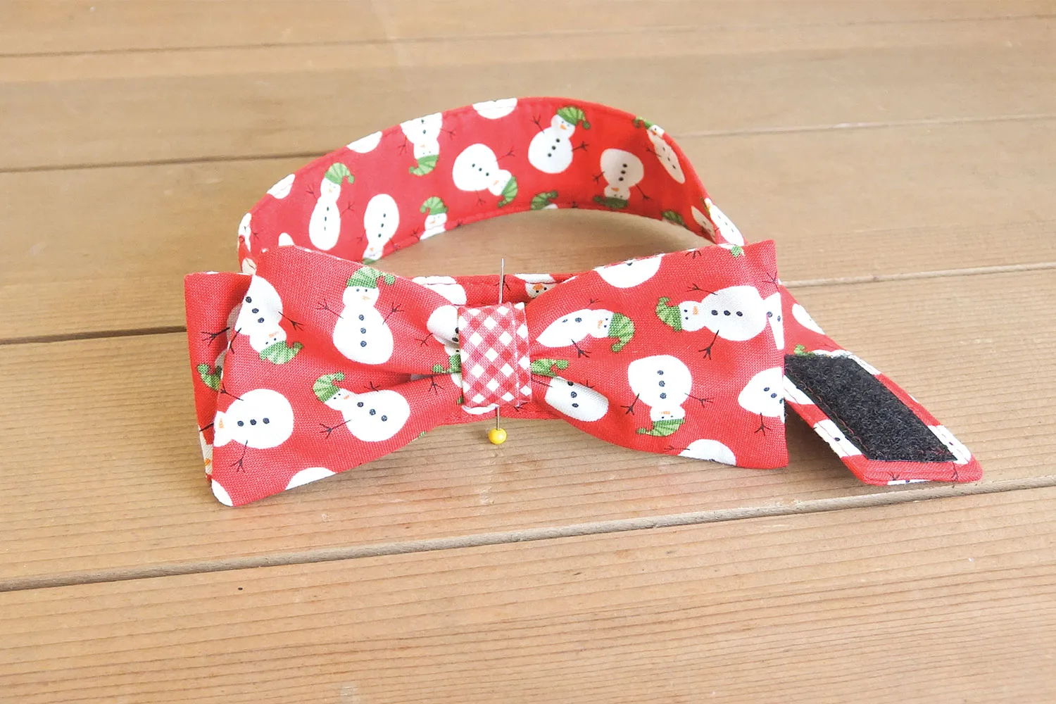 Dog bow tie pattern step 7