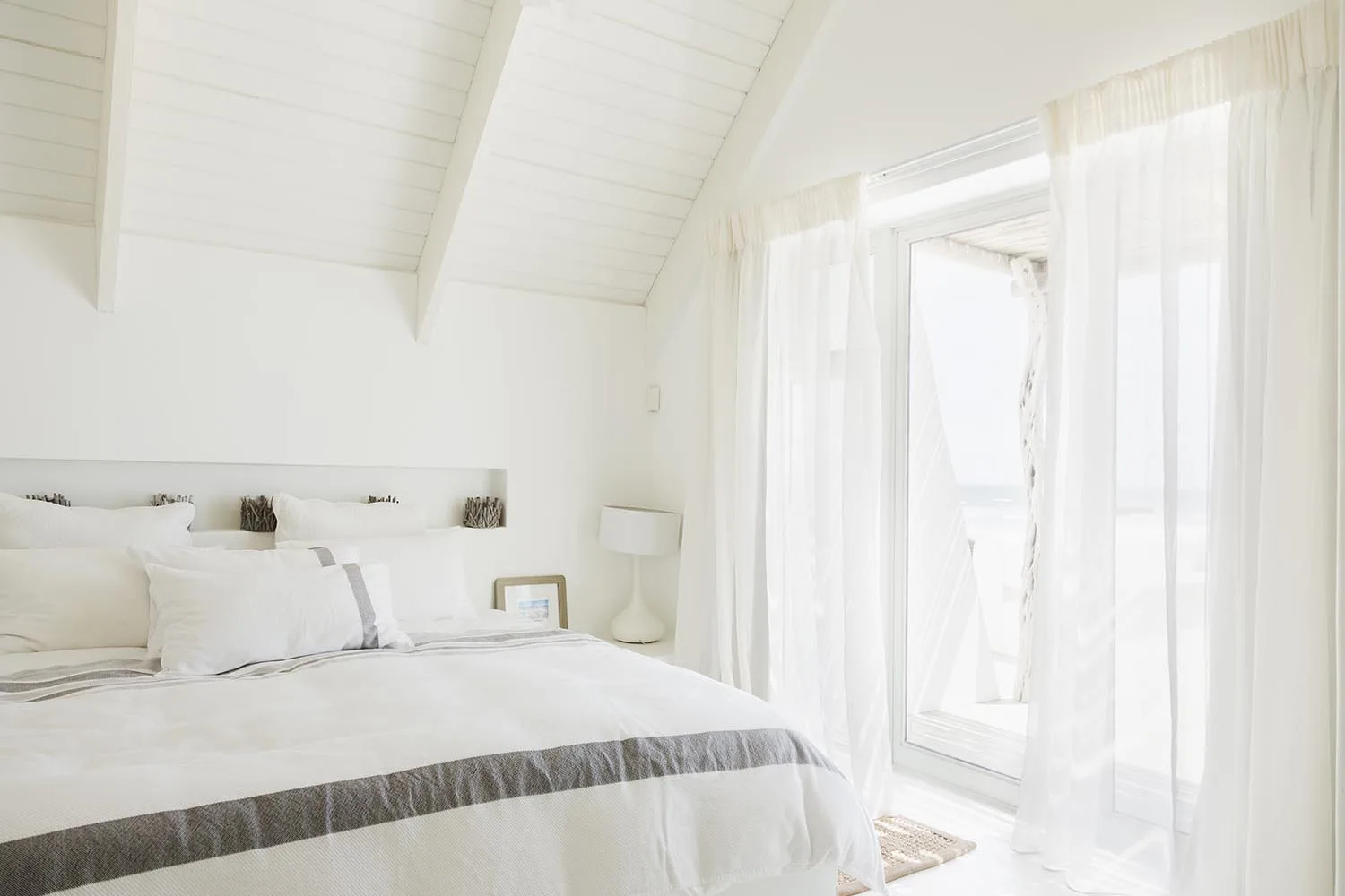 all white bedroom