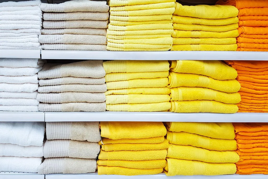 colour coded towels