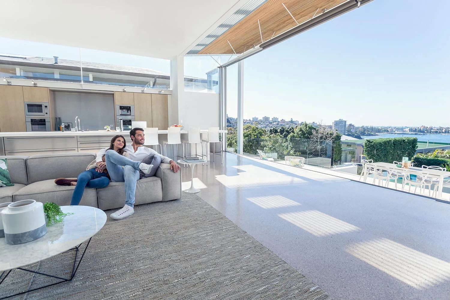 open plan living