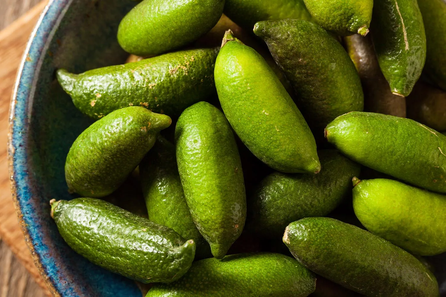 Everything you need to know about finger limes and Warrigal greens