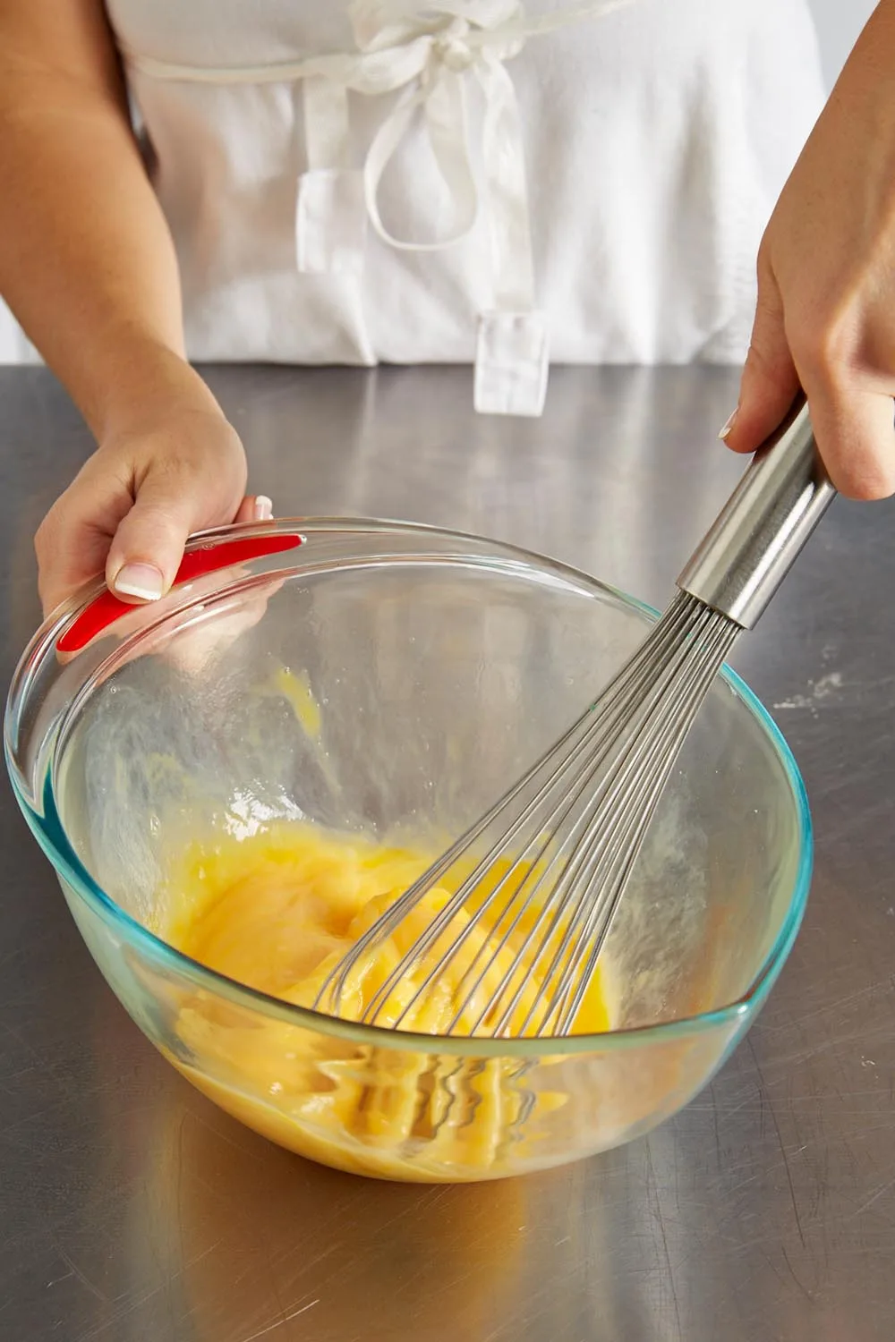 whisking eggs