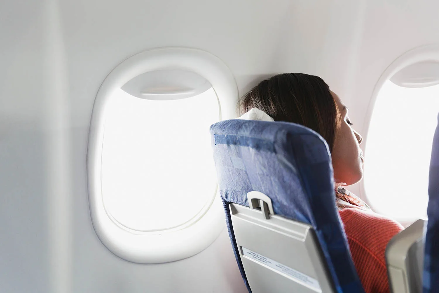 window seat on plane