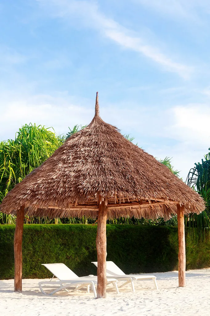 thatched pergola