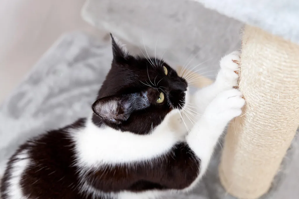 cat scratching post
