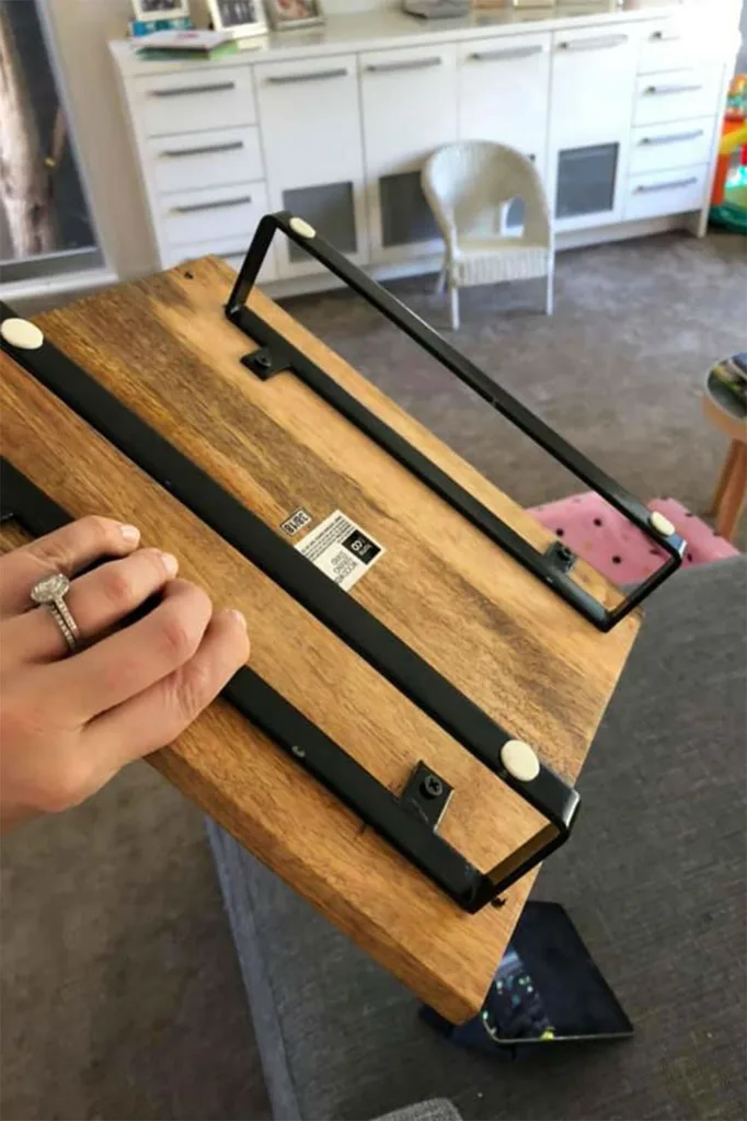 Kmart hack sofa tray