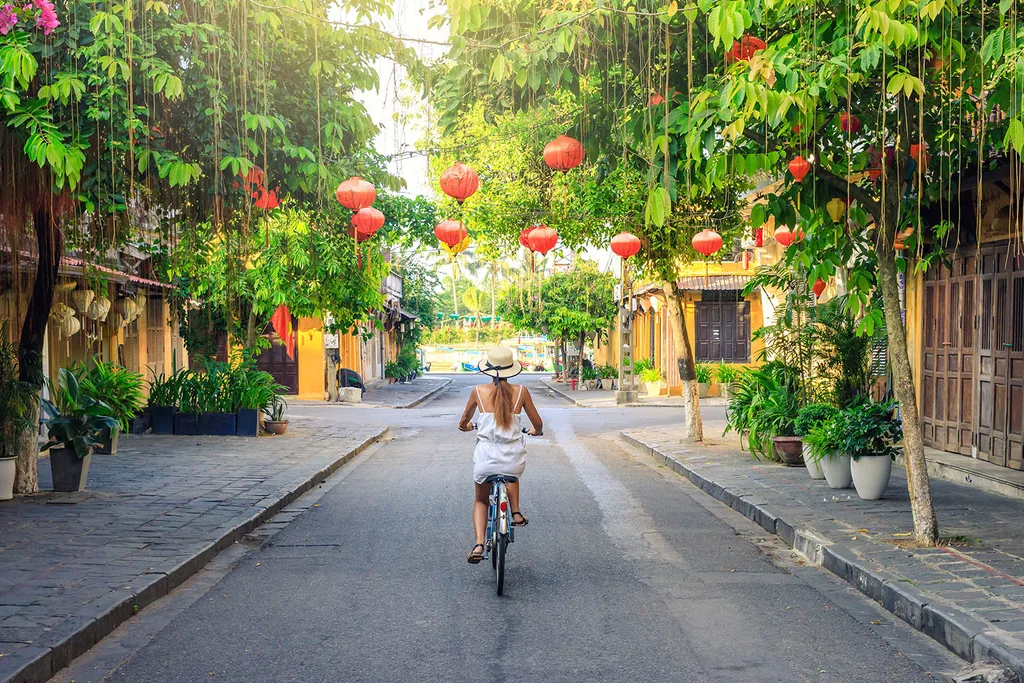 city of Hoi An, Vietnam