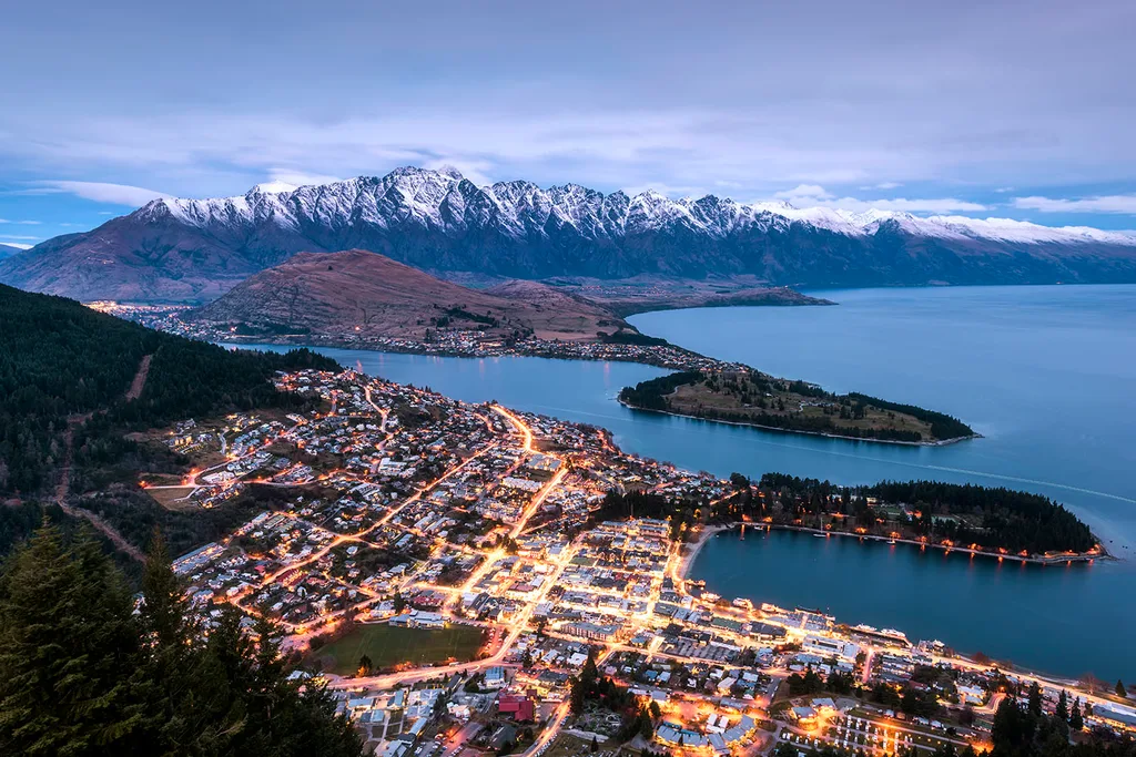 Queenstown in New Zealand