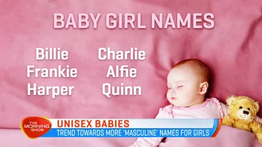 Aussie parents shifting to more ‘masculine’ baby names