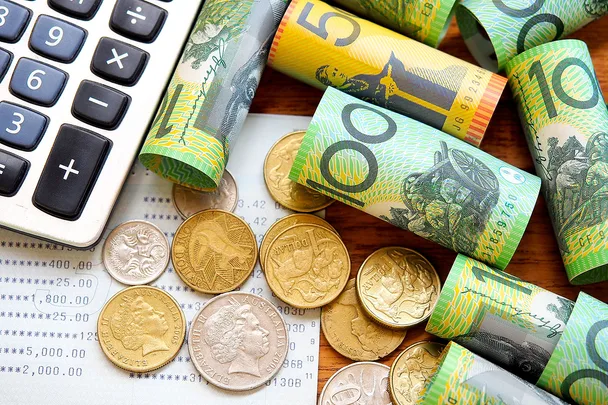 australian currency and coins