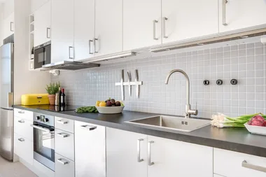 How to fix kitchen cabinet doors