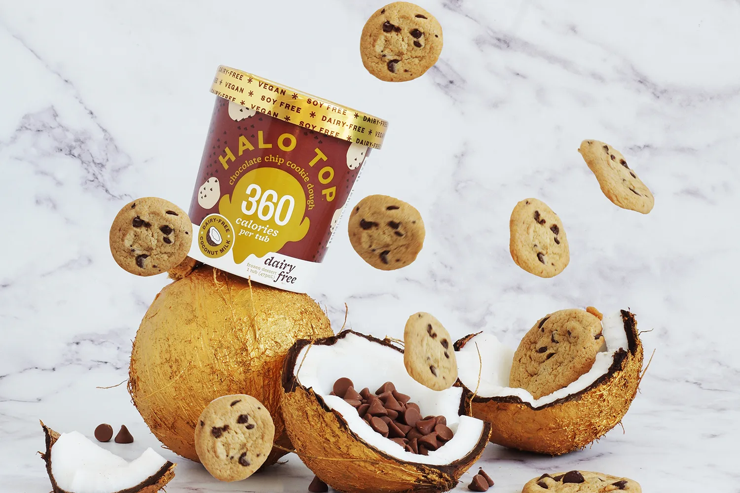 halo top choc chip cookie dough ice ceam