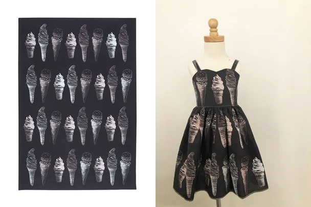 Tea towel and children's dress