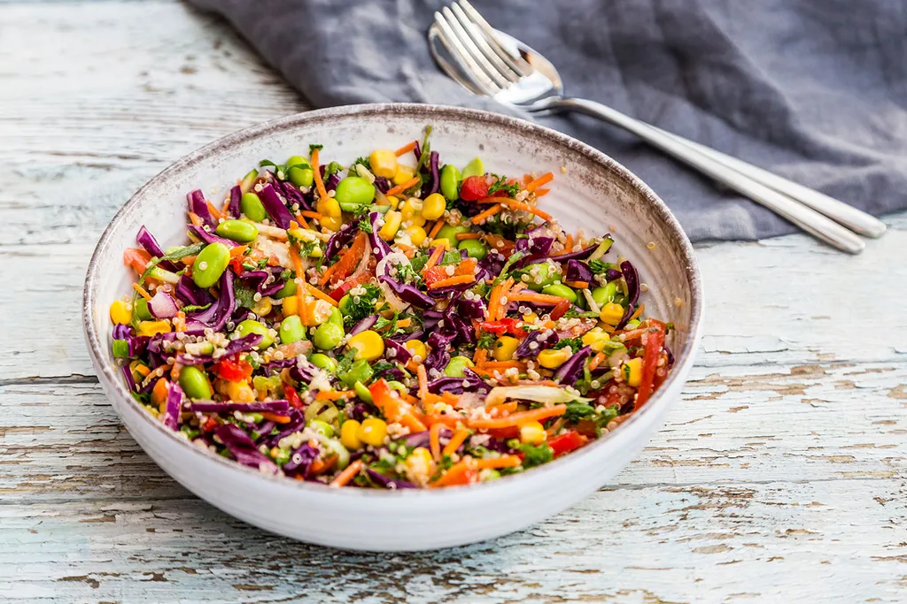 healthy colourful salad